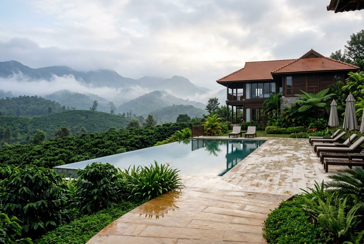 Resort Pool Deck & Pathways — after