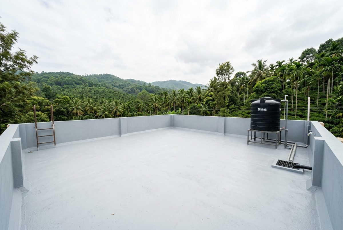 Terrace Waterproofing Coat — after